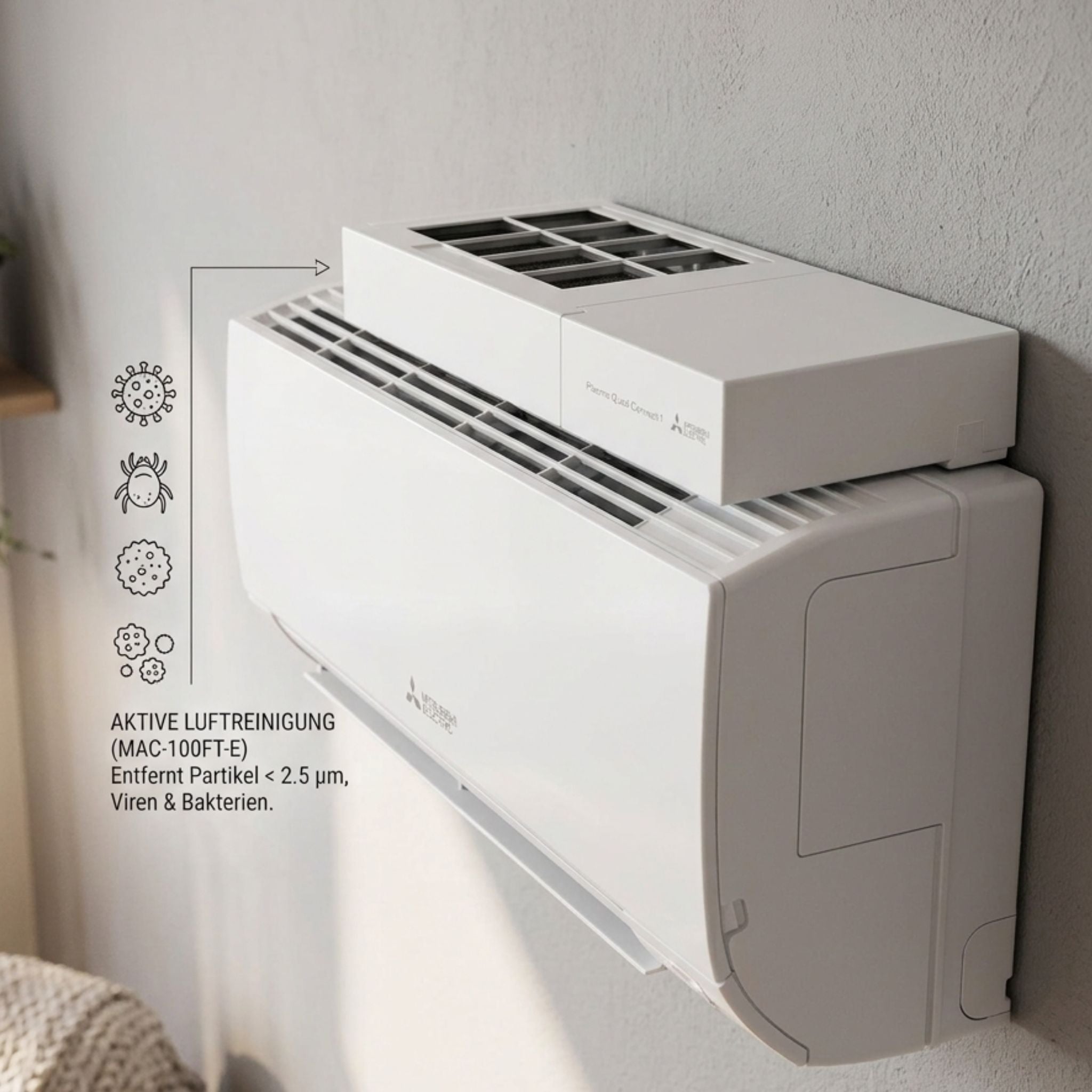 Mitsubishi Electric Plasma-Quad-Connect-Filter MAC-100FT-E für M-Serie & Mr. Slim Klimaanlagen - Ingo Brunken GmbH